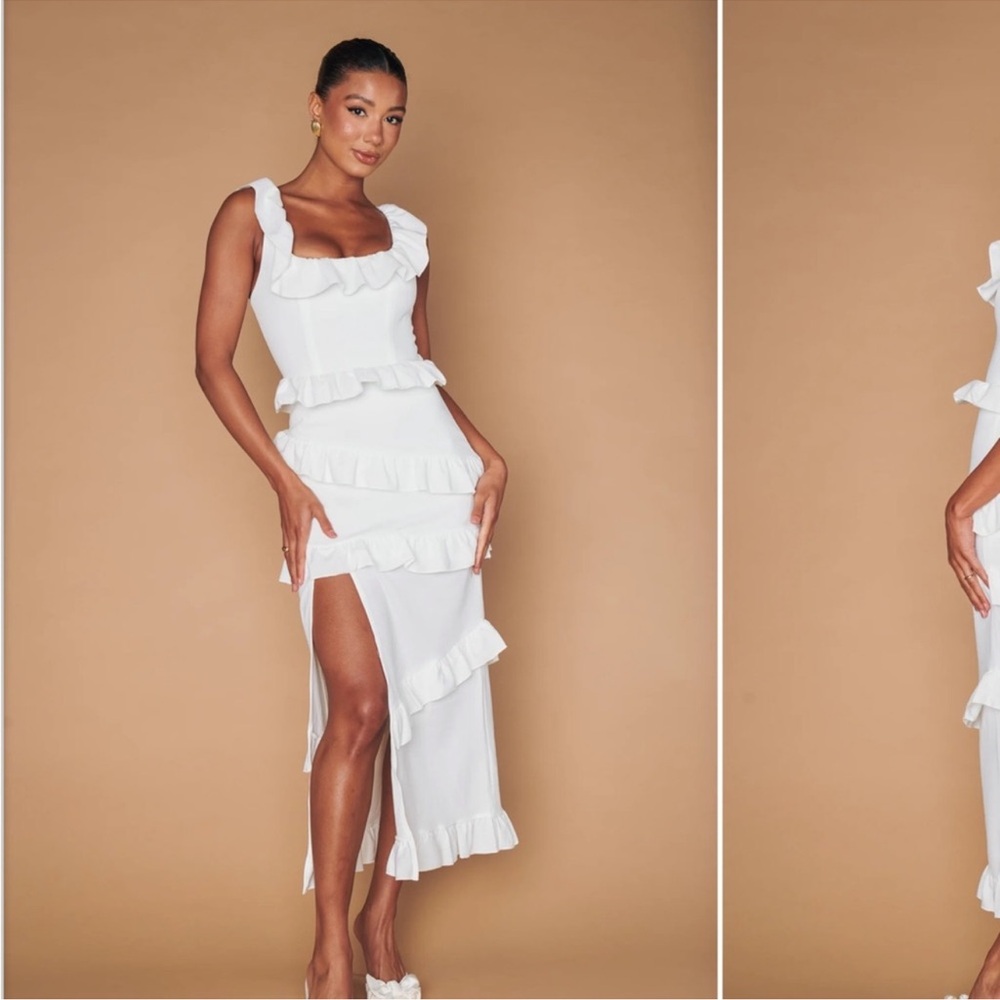Show me your mumu Greta Dress white